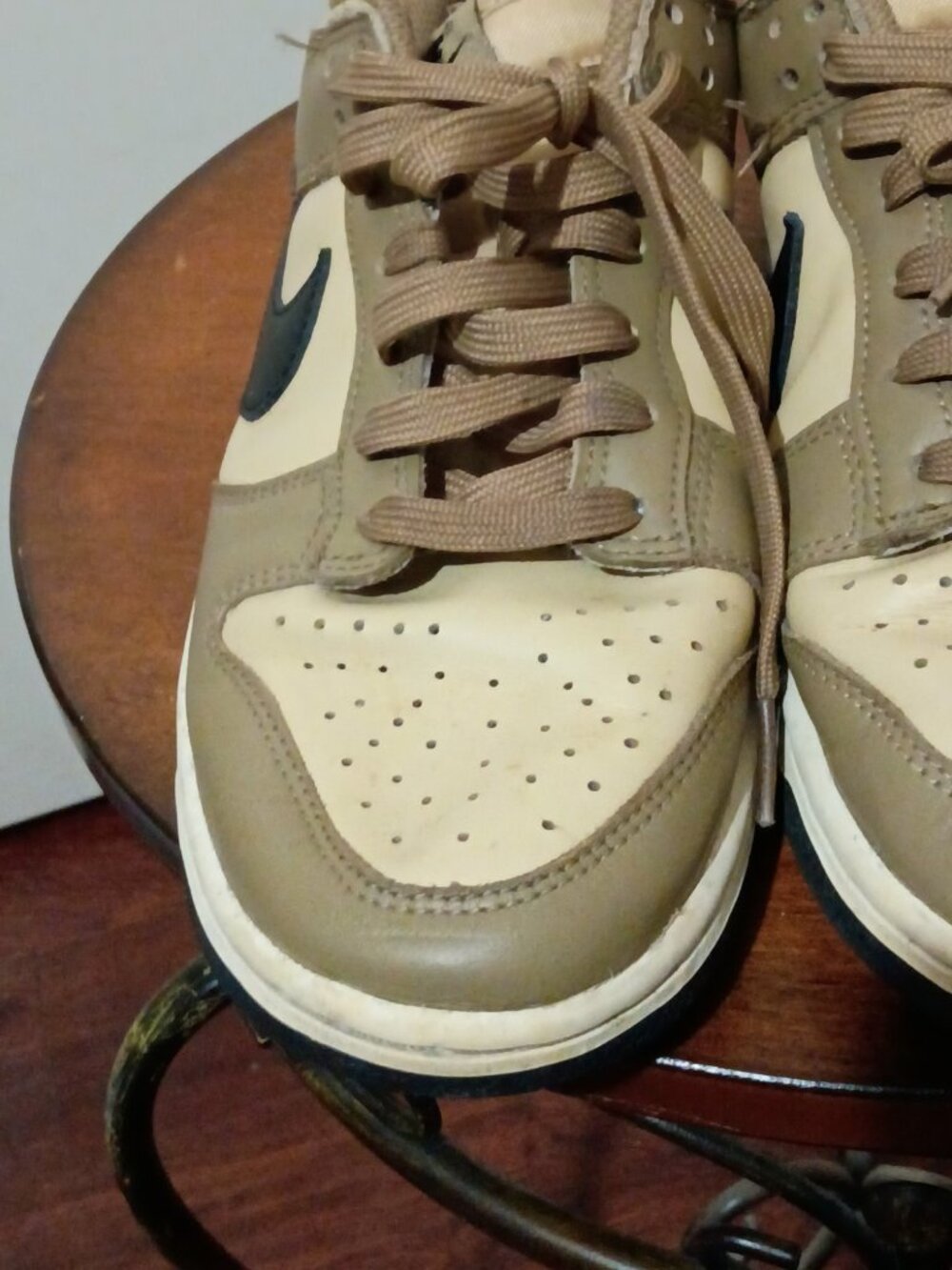 Nike Dunk Low 'Dark Driftwood' Sneakers [DD1503-200] Women's Size 8.5 - Picture 7 of 14